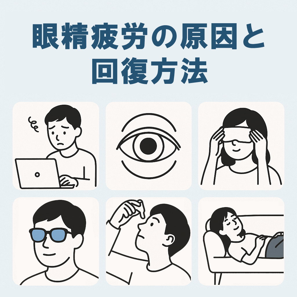 眼精疲労の原因と回復方法｜目の疲れをスッキリ解消する最新ケア術