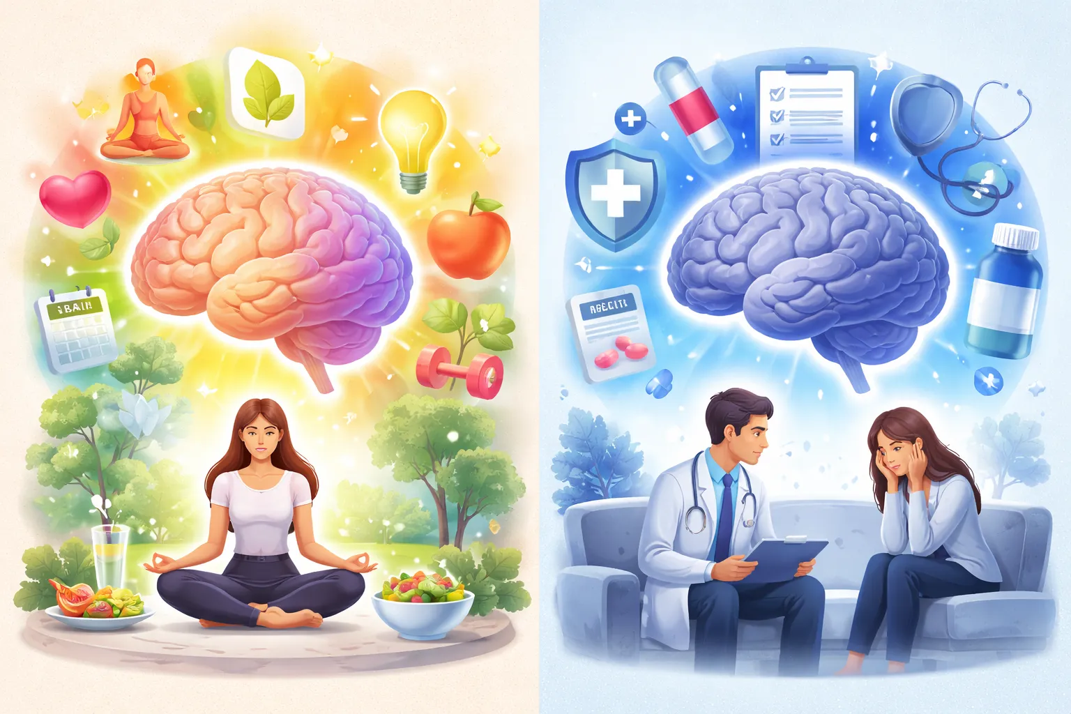 ブレイン・ウェルネスと医療的メンタルヘルスの違い