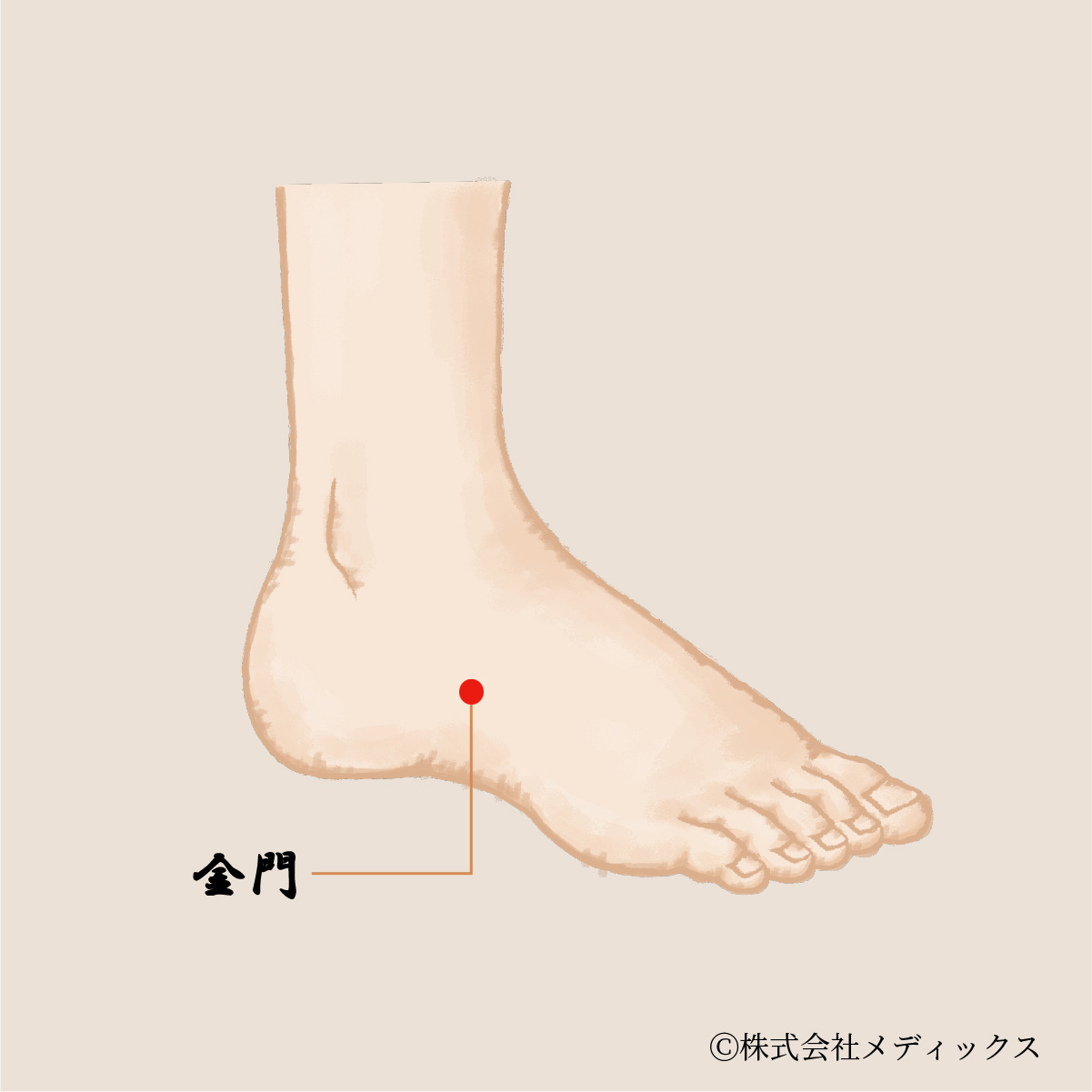 【金門】精神の安定をもたらす重要なツボ