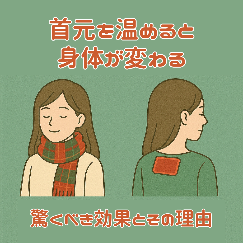 首元を温めると身体が変わる ― 驚くべき効果とその理由