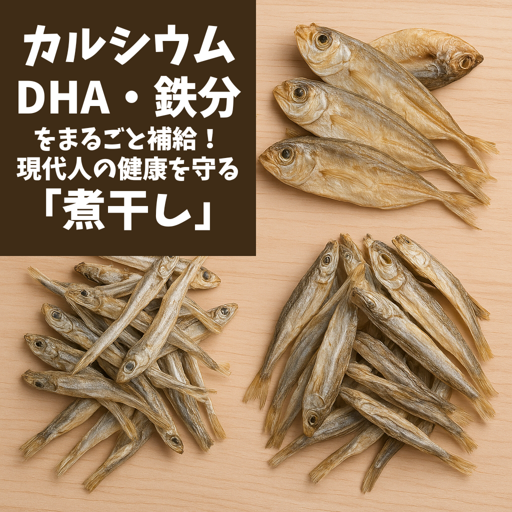 カルシウム・DHA・鉄分をまるごと補給!現代人の健康を守る「煮干し」