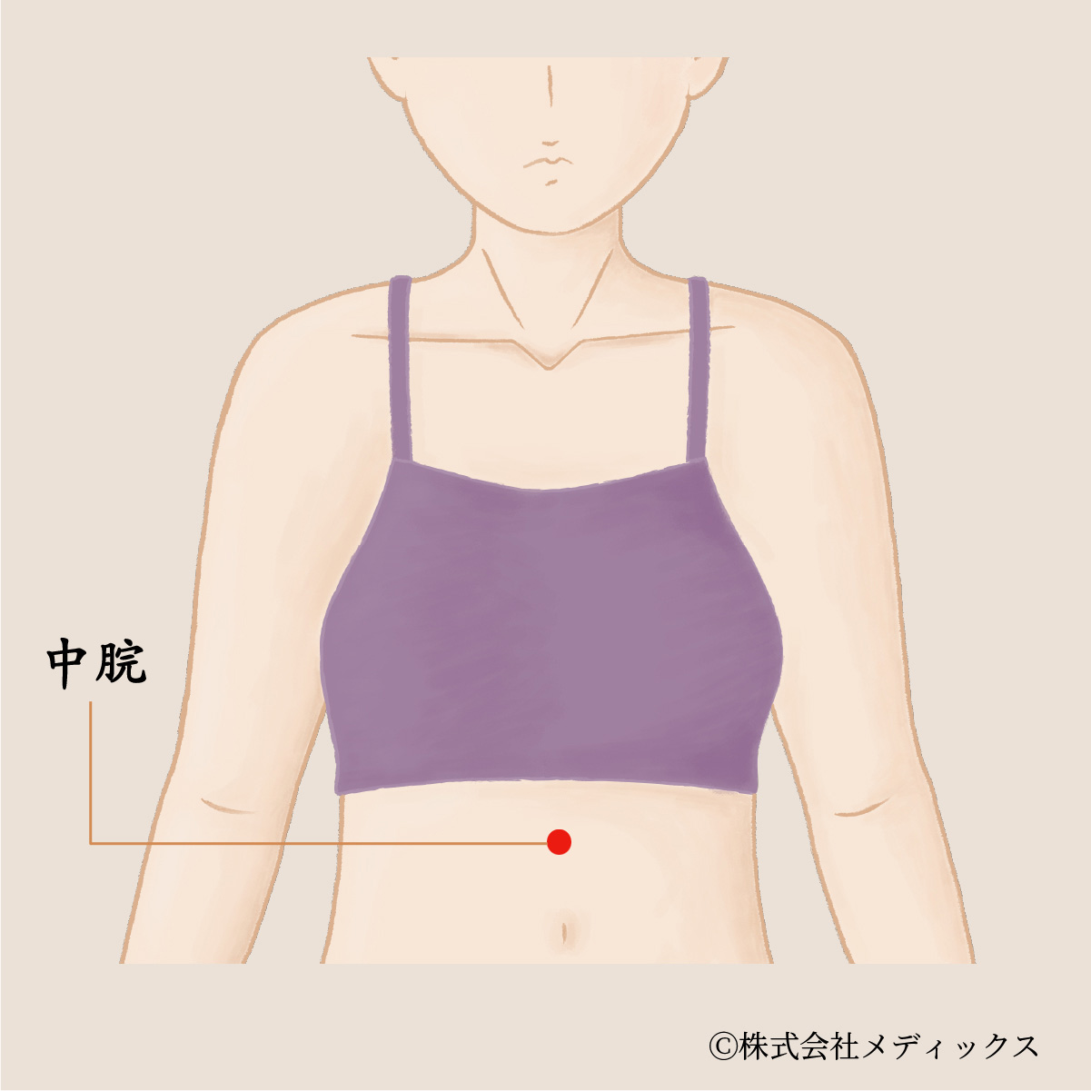 【中脘】胃腸の調子を整える重要なツボ