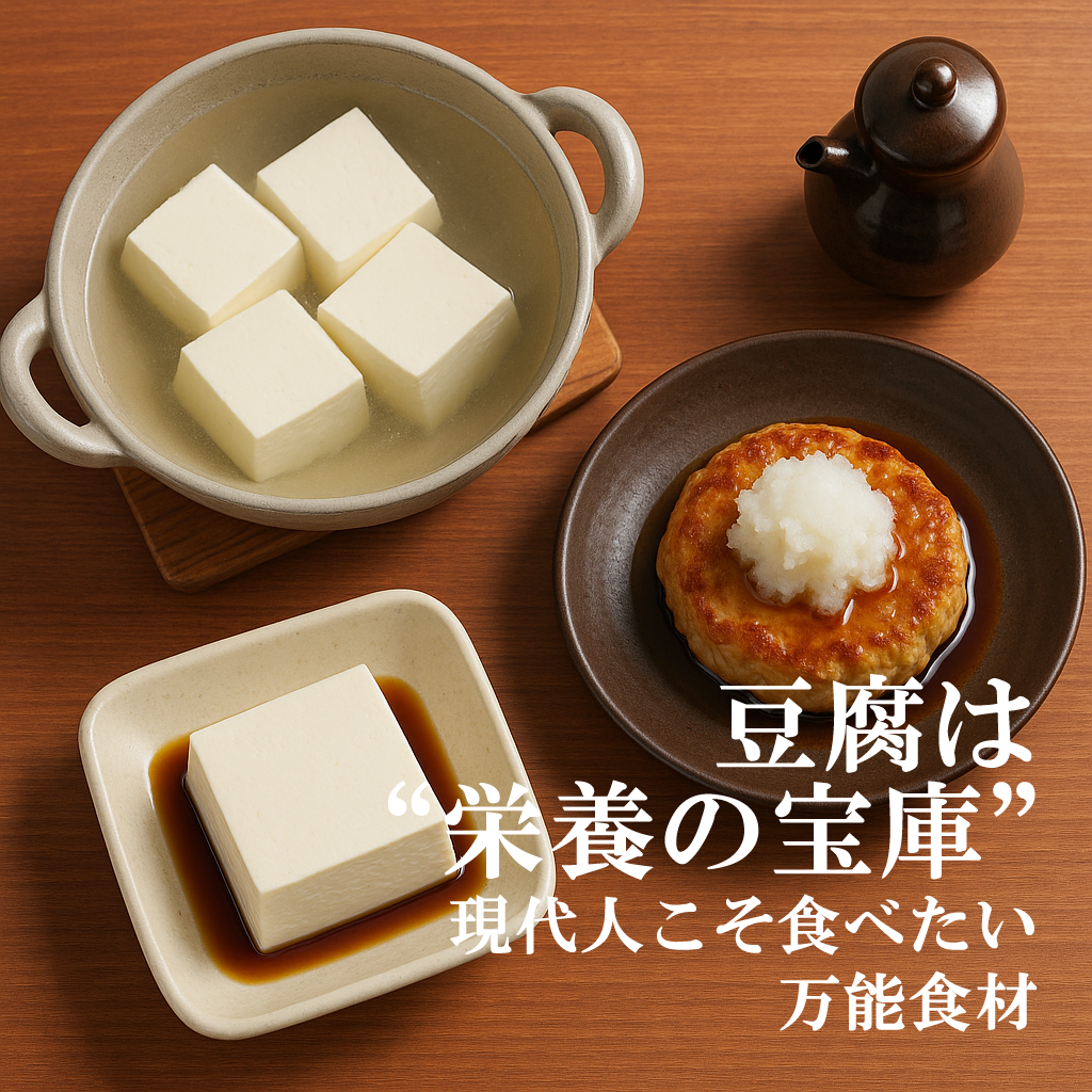 豆腐は“栄養の宝庫”。現代人こそ食べたい万能食材