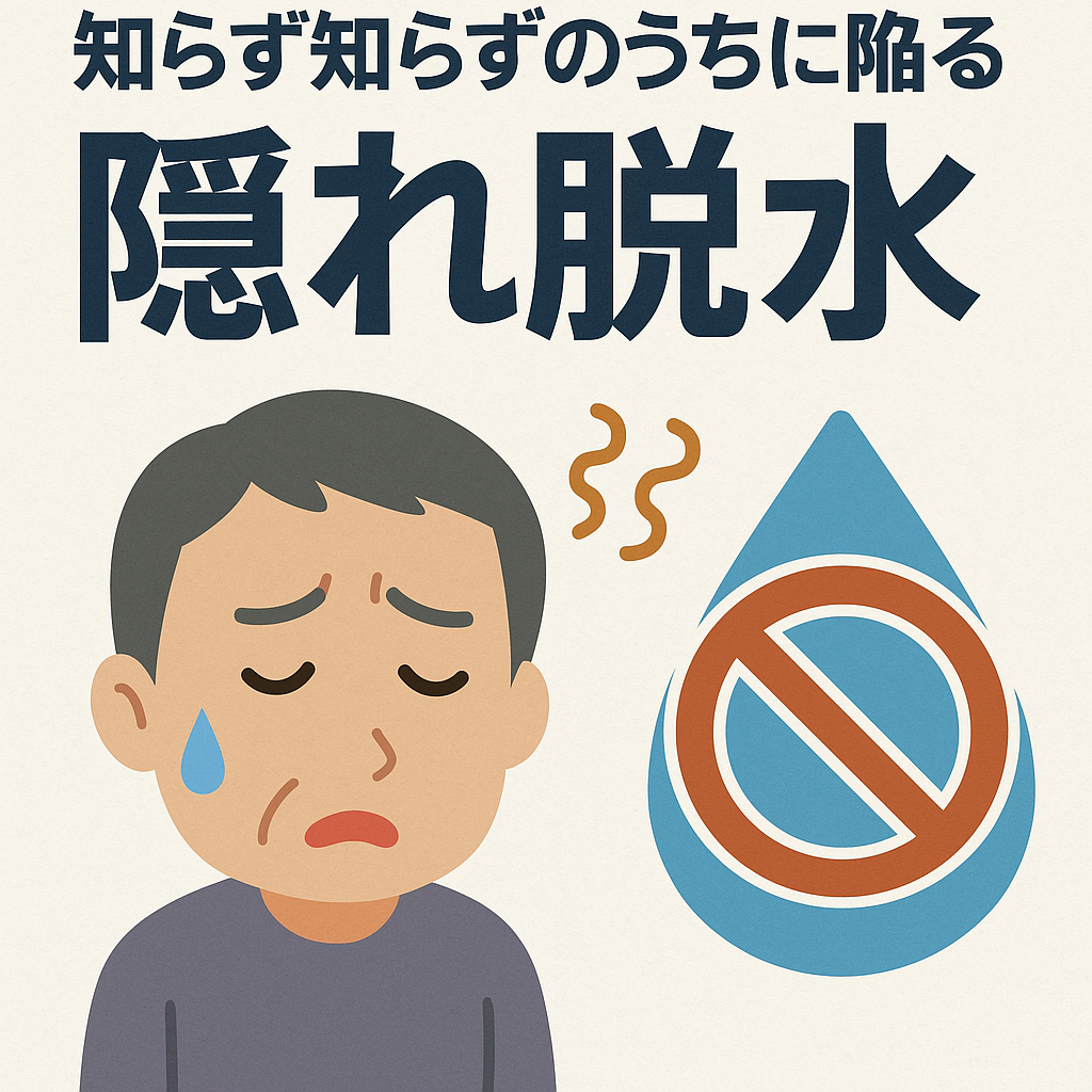 知らず知らずのうちに陥る「隠れ脱水」とは?
