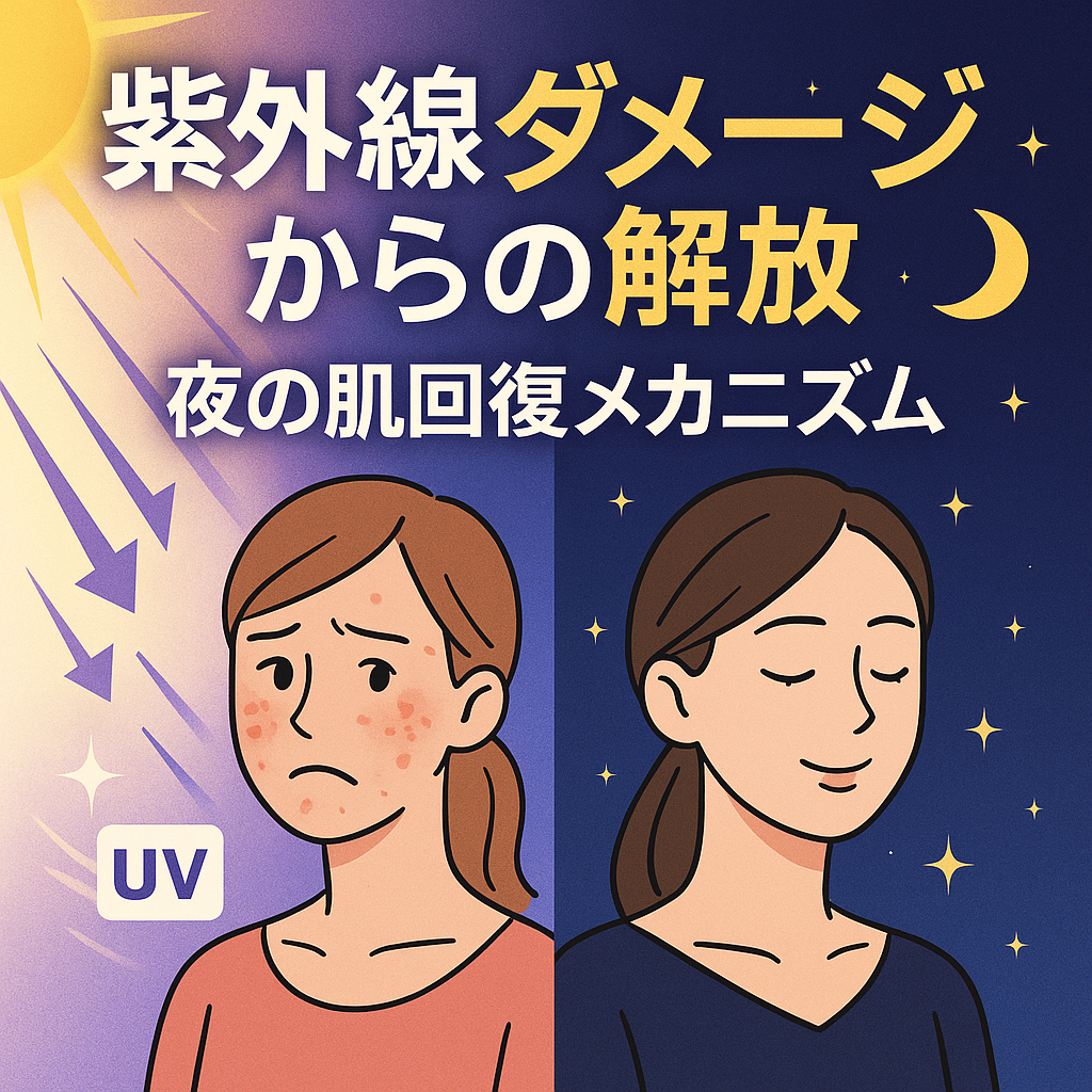 紫外線ダメージからの解放――夜の肌回復メカニズムを徹底解説