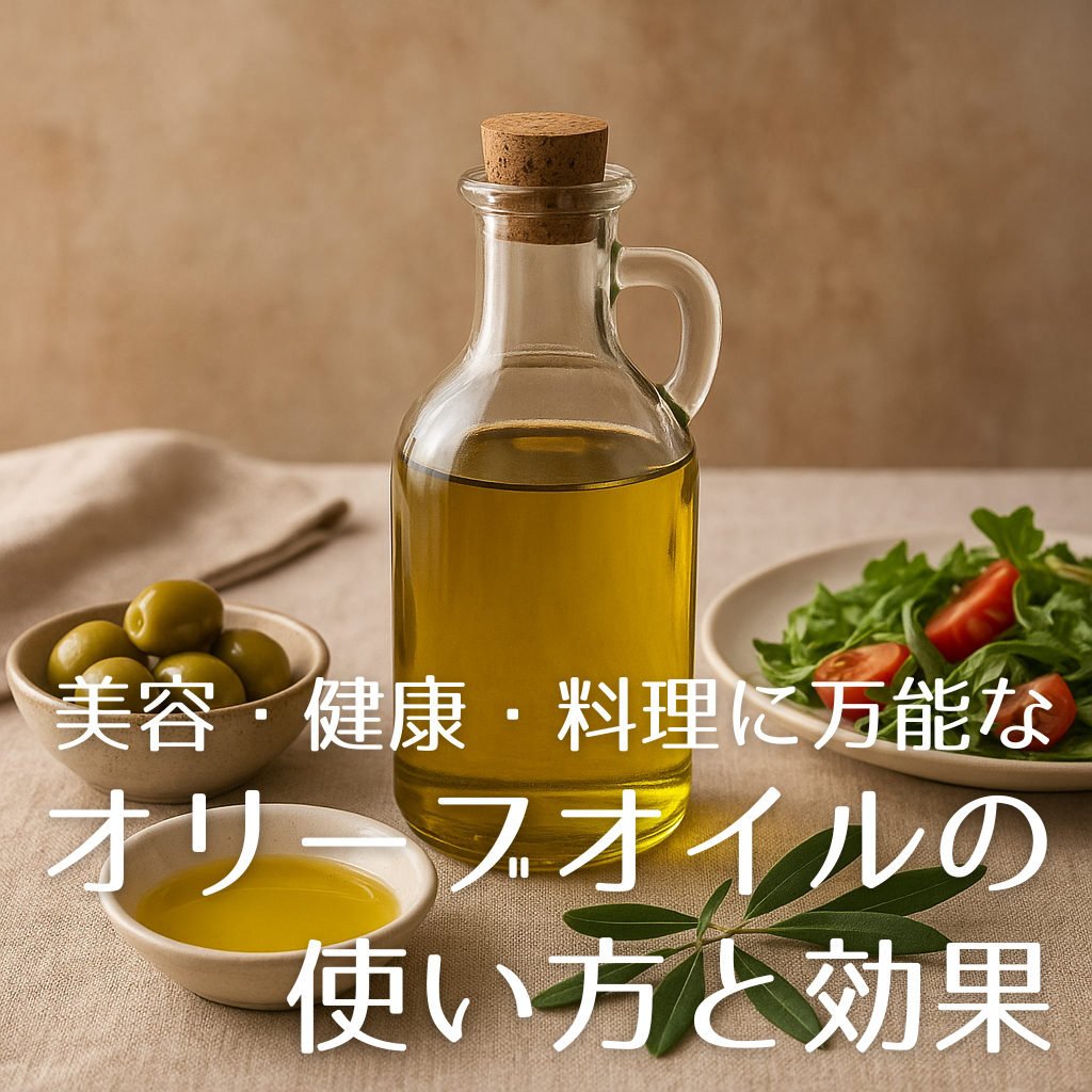 美容・健康・料理に万能なオリーブオイルの使い方と効果