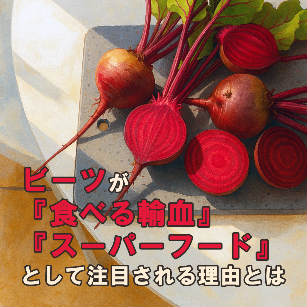 ビーツが『食べる輸血』『スーパーフード』として注目される理由とは