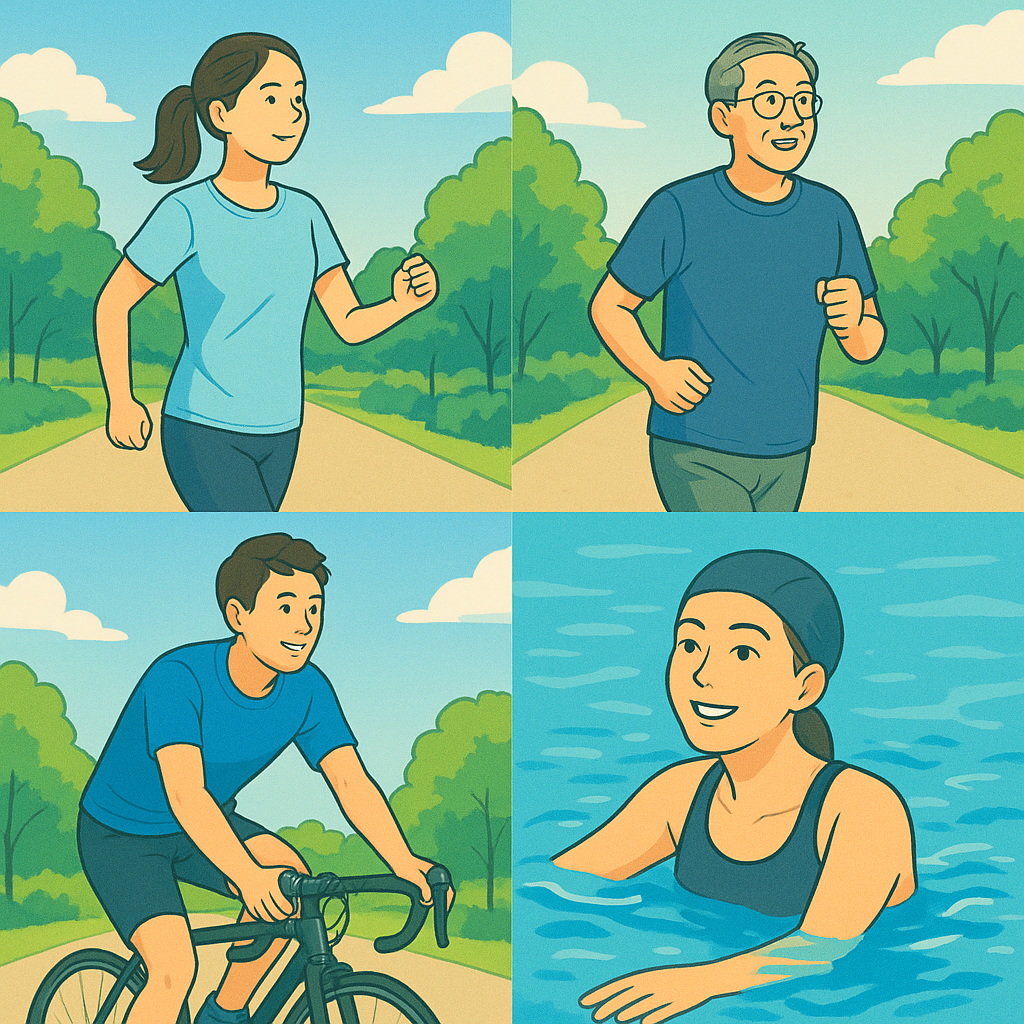 有酸素運動で生活習慣病を予防する ― 健康寿命を延ばすための実践法