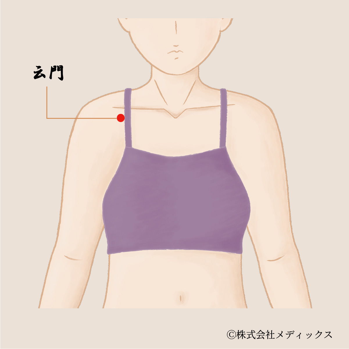 【雲門】呼吸を整え、心身をリラックスさせる重要なツボ