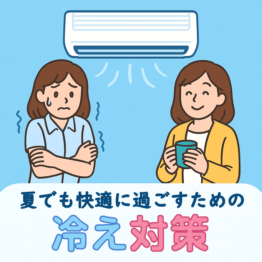クーラー冷えに悩むあなたへ──夏でも快適に過ごすための冷え対策
