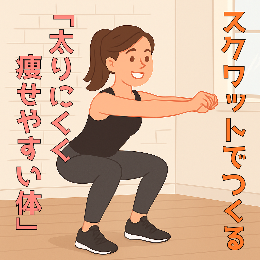 スクワットでつくる「太りにくく痩せやすい体」